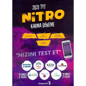2021 Tyt Nitro Karma Deneme Kitapedin Yayınları