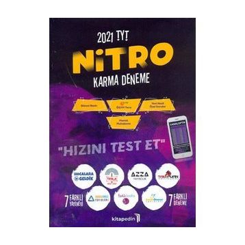 2021 Tyt Nitro Karma Deneme Kitapedin Yayınları