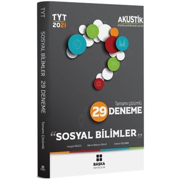 2021 TYT Sosyal Bilimler Akustik 29 Deneme-Başka Yayınları