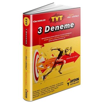 2021 Tyt Tüm Dersler 3 Deneme - Aydın Yayınları