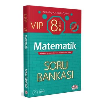 2022 8. Sınıf Vip Matematik Soru Bankası Editör Yayınları