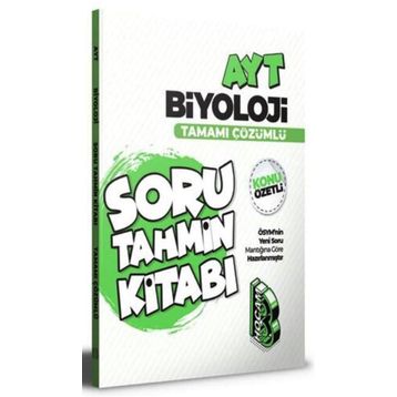 2022 Ayt Biyoloji Konu Özetli ve Tamamı Çözümlü Soru Tahmin Kitabı - Benim Hocam Yayıncılık