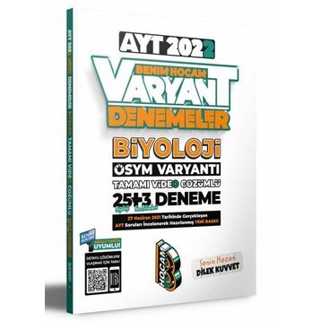 2022 AYT Biyoloji Tamamı Video Çözümlü 25+3 Deneme Sınavı
