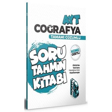 2022 AYT Coğrafya Konu Özetli ve Tamamı Çözümlü Soru Tahmin Kitabı