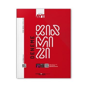 2022 AYT Yeni Nesil Kırmızı Deneme Tamamı Video Çözümlü - Marka Yayınları