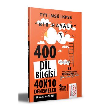2022 Bir Hayale Serisi Dil Bilgisi Tamamı Çözümlü Deneme Benim Hocam Yayınları