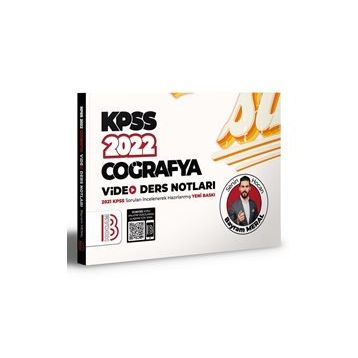 2022 KPSS Coğrafya Video Ders Notları-Benim Hocam Yayınları