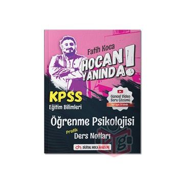 2022 KPSS Eğitim Bilimleri Öğrenme Psikoloji Pratik Ders Notları - Dijital Hoca Akademi