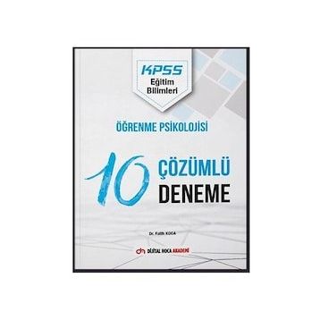 2022 KPSS Eğitim Bilimleri Öğrenme Psikolojisi Çözümlü 10 Deneme - Dijital Hoca Akademi