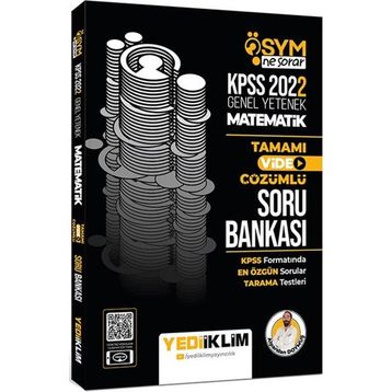 2022 KPSS Genel Yetenek Ösym Ne Sorar Matematik Tamamı Video Çözümlü Soru Bankası Yediiklim Yayınları