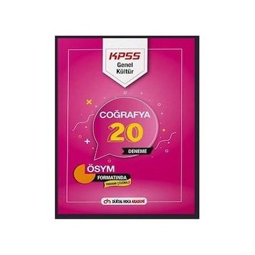 2022 KPSS GK Coğrafya Tamamı Çözümlü 20 Deneme - Dijital Hoca Akademi