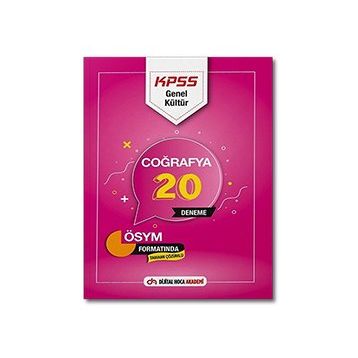 2022 KPSS GK Coğrafya Tamamı Çözümlü 20 Deneme - Dijital Hoca Akademi