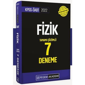 2022 Kpss Öabt Fizik Tamamı Çözümlü 7 Deneme - Pegem Akademi Yayıncılık