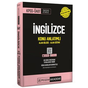 2022 Kpss Öabt İngilizce Öğretmenliği Konu Anlatımlı - Pegem Akademi Yayıncılık
