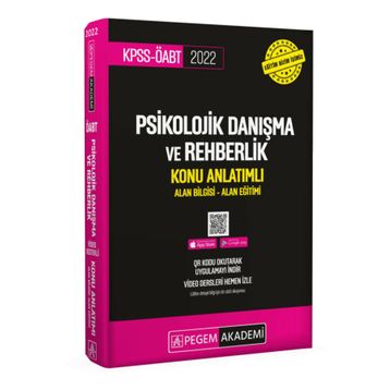 2022 Kpss Öabt Psikolojik Danışma Ve Rehberlik Konu Anlatımlı - Pegem Akademi Yayıncılık