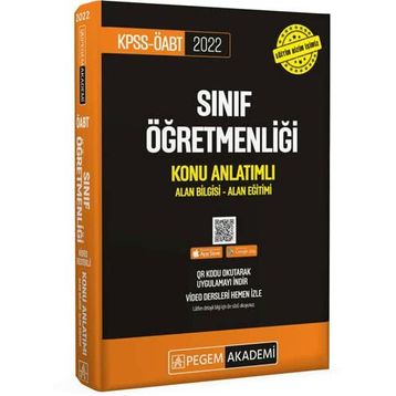 2022 Kpss Öabt Sınıf Öğretmenliği Konu Anlatımlı Set - Pegem Akademi Yayıncılık