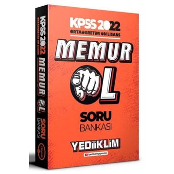 2022 KPSS Ortaöğretim Ön Lisans Memur Ol Soru Bankası-Yediiklim Yayınları