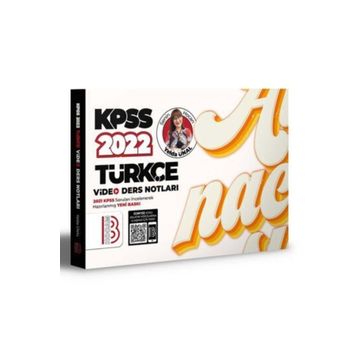 2022 KPSS Türkçe Video Ders Notları Benim Hocam Yayınları