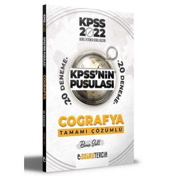 2022 KPSS'nin Pusulası Coğrafya Tamamı Çözümlü 20 Deneme Doğru Tercih Yayınları