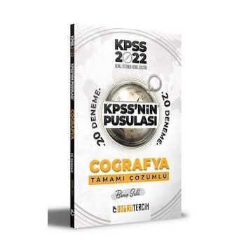 2022 KPSS'nin Pusulası Coğrafya Tamamı Çözümlü 20 Deneme Doğru Tercih Yayınları