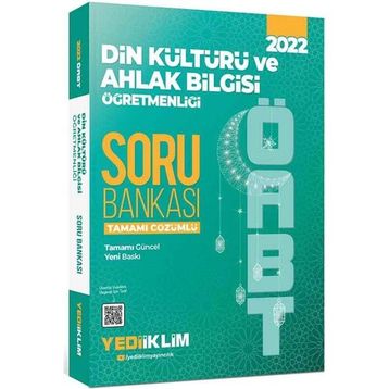 2022 ÖABT Din Kültürü ve Ahlak Bilgisi Öğretmenliği Tamamı Çözümlü Soru Bankası-Yediiklim Yayınları