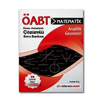 2022 Öabt Matematik Öğretmenliği Analitik Geometri Konu Anlatımlı Soru Bankası - Dijital Hoca Akademi