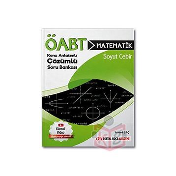 2022 Öabt Matematik Öğretmenliği Soyut Cebir Konu Anlatımlı Soru Bankası - Dijital Hoca Akademi
