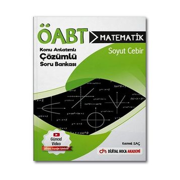 2022 Öabt Matematik Öğretmenliği Soyut Cebir Konu Anlatımlı Soru Bankası - Dijital Hoca Akademi