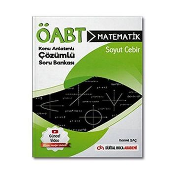 2022 Öabt Matematik Öğretmenliği Soyut Cebir Konu Anlatımlı Soru Bankası - Dijital Hoca Akademi