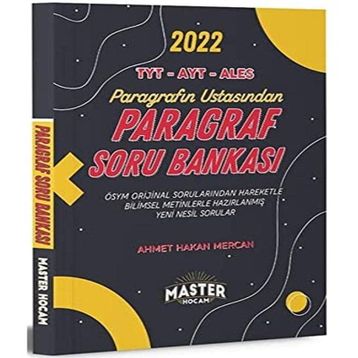2022 TYT - AYT - ALES Paragraf Soru Bankası Master Hocam Serisi