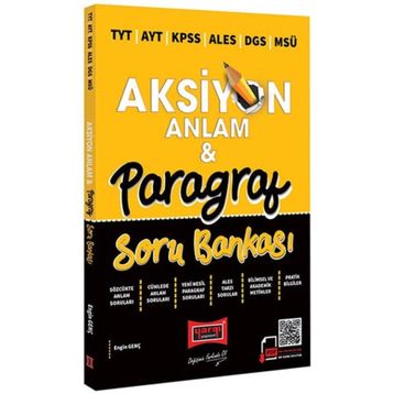 2022 TYT AYT KPSS ALES DGS MSÜ Aksiyon Anlam ve Paragraf Soru Bankası