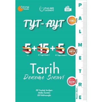 2022 Tyt - Ayt Palmetre Tarih Deneme Sınavı