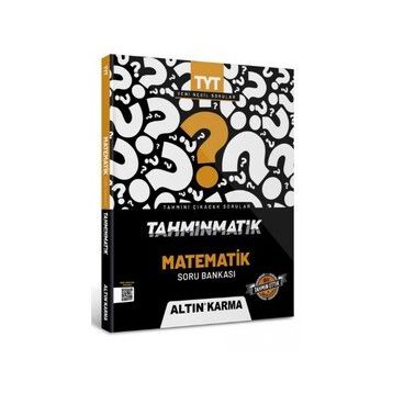 2022 Tyt Matematik Tahminmatik Soru Bankası Altınkarma