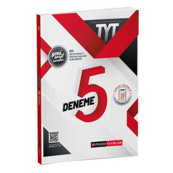 2022 TYT Tamamı Çözümlü 5 Deneme Sınavı - Pegem Akademi Yayıncılık