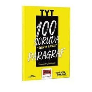 2023 100 Soruda ÖSYM Tarzı TYT Paragraf Tamamı Çözümlü Soru Bankası