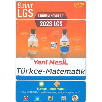 2023 8. Sınıf LGS 1. Dönem Türkçe Matematik Yeni Nesil Soru Bankası - Tonguç Akademi