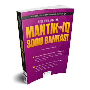 2023 ALES DGS KPSS ve ÖSYM nin Diğer Sınavları İçin Mantık ve IQ Konu Anlatımlı Soru Bankası Akademi Denizi
