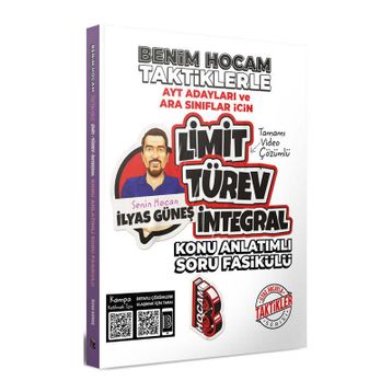 2023 AYT Adayları ve Ara Sınıflar İçin Taktiklerle Limit Türev İntegral Konu Anlatımlı Soru Fasikülü - Benim Hocam Yayınları