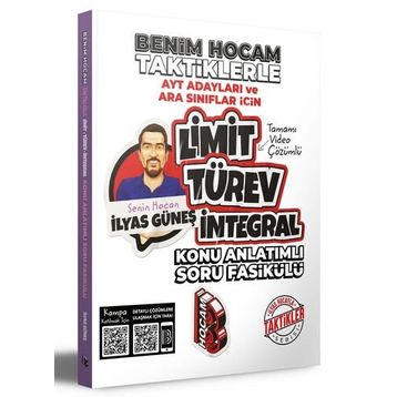 2023 AYT Adayları ve Ara Sınıflar İçin Taktiklerle Limit Türev İntegral Konu Anlatımlı Soru Fasikülü - Benim Hocam Yayınları