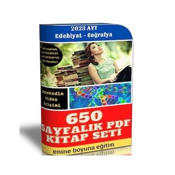 2023 AYT Coğrafya ve Edebiyat Modüler PDF Kitap Seti