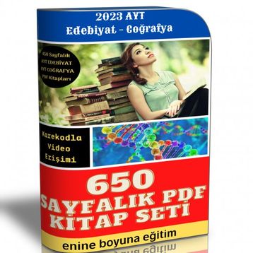 2023 AYT Coğrafya ve Edebiyat Modüler PDF Kitap Seti