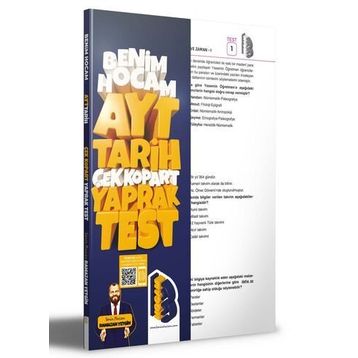 2023 AYT Tarih Çek Kopar Yaprak Test - Benim Hocam Yayınları