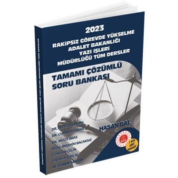 2023 GYS Adalet Bakanlığı Yazı İşleri Müdürlüğü Rakipsiz Soru Bankası - Dizgi Kitap