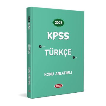 2023 KPSS Data Yayınları Türkçe Konu Anlatımlı