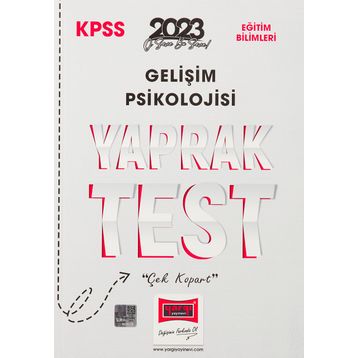 2023 KPSS Eğitim Bilimleri Gelişim Psikolojisi Yaprak Test