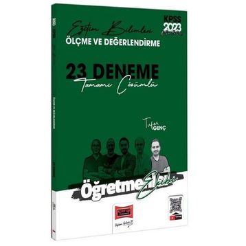 2023 KPSS Eğitim Bilimleri Öğretmenler Ekibi Ölçme ve Değerlendirme Tamamı Çözümlü 23 Deneme Sınavı