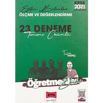 2023 KPSS Eğitim Bilimleri Öğretmenler Ekibi Ölçme ve Değerlendirme Tamamı Çözümlü 23 Deneme Sınavı