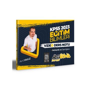 2023 KPSS Eğitim Bilimleri Rehberlik ve Özel Eğitim Video Ders Notları - Hocawebde Yayınları