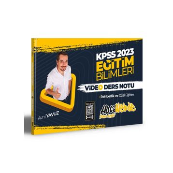 2023 KPSS Eğitim Bilimleri Rehberlik ve Özel Eğitim Video Ders Notları