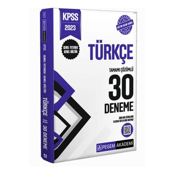 2023 KPSS Genel Kültür Genel Yetenek Türkçe 30 Deneme